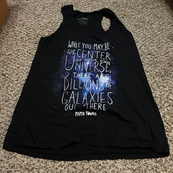 Paper Towns Universe Quote Tank Top - Size 2X - Picture 1 of 4
